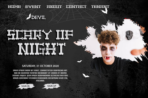 Hallo Skull Font Letterara 