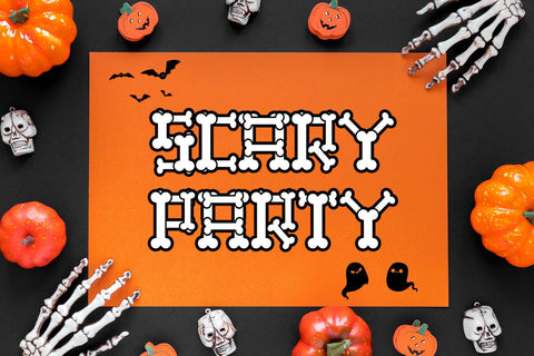 Hallo Skull Font Letterara 