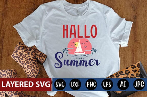 hallo summer Svg SVG Blessedprint 
