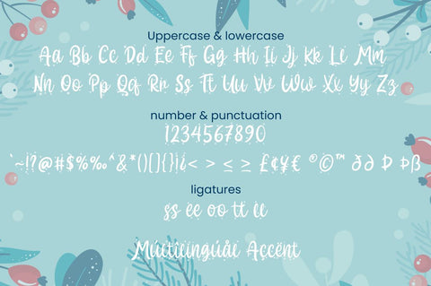 Hallo White - Christmas Font Font Attype studio 