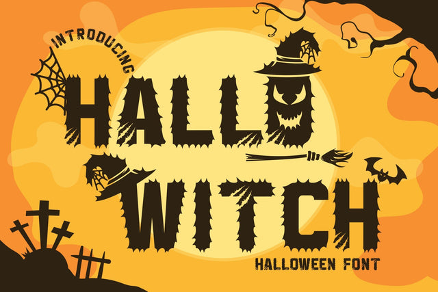 Hallo Witch Font Sakha Design Studio 