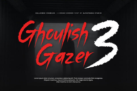 Hallowed Crawler - Rough Font Font Alpaprana Studio 