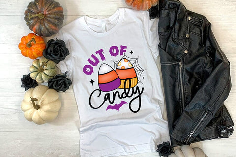 Halloweeen Sublimation Design, Out of Candy Sublimation CraftLabSVG 