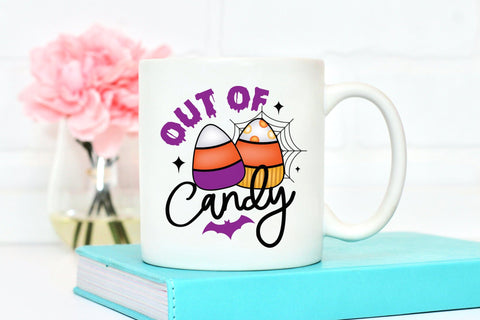 Halloweeen Sublimation Design, Out of Candy Sublimation CraftLabSVG 