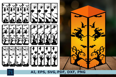 Halloween 3D Lantern SVG Bundle SVG MD JOYNAL ABDIN 