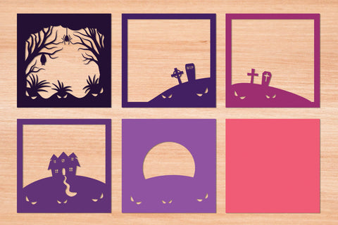 Halloween - 3D Layered Paper Cut SVG 1 SVG Slim Studio 