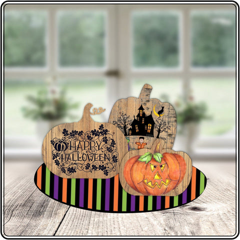 Halloween 4 piece Centerpiece Sublimation Designs Sublimation Designs by Rae 