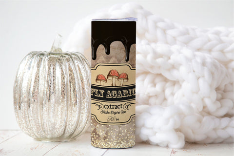 Halloween Apothecary Label Skinny Tumbler Sublimation Design Sublimation OrangeBrushStudio 