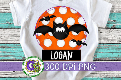 Halloween Bat Circle Design PNG for Sublimation-Halloween PNG Sublimation Greedy Stitches 