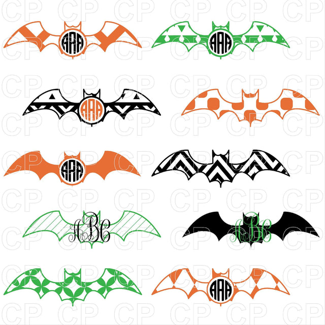 Halloween Bat SVG Bundle SVG cutperfectstudio