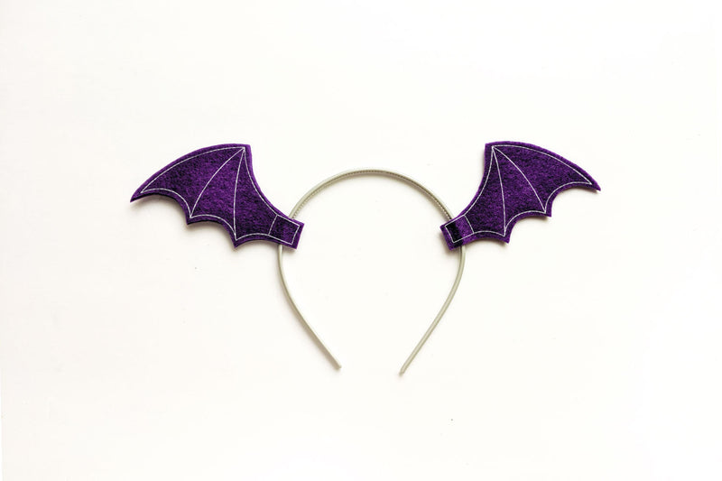 Halloween Bat Wing ITH Headband Slider Applique Embroidery Embroidery/Applique DESIGNS Designed by Geeks 