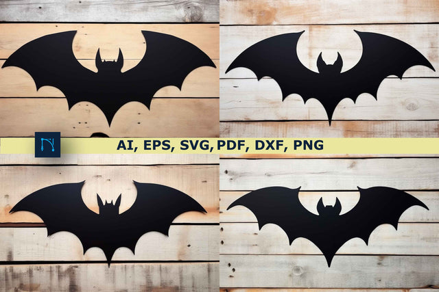 Halloween Bats Silhouette SVG Bundle SVG MD JOYNAL ABDIN 