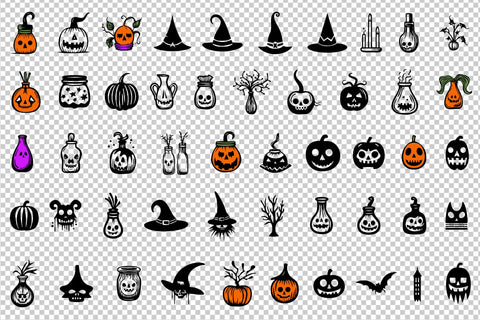 Halloween Big Bundle 200 SVG files SVG Boertiek 