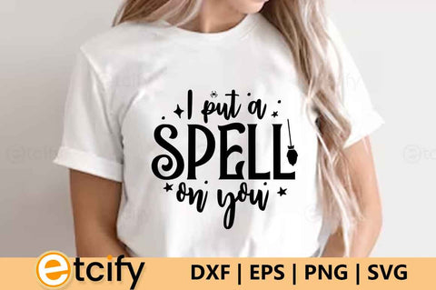 Halloween black and white svg bundle, Halloween quotes svg bundle, Halloween svg, Halloween shirt design, Halloween mug svg SVG etcify 