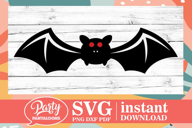 HALLOWEEN BLACK BAT | black bat SVG SVG Partypantaloons 