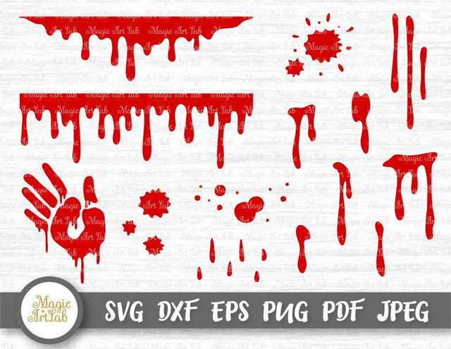 Halloween blood SVG bundle SVG MagicArtLab 