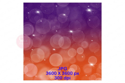 Halloween Bokeh Digital Papers Backgrounds Digital Pattern SineDigitalDesign 