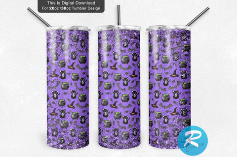 Halloween Boo cat 20 oz / 30 oz Tumbler PNG Sublimation Regulrcrative 