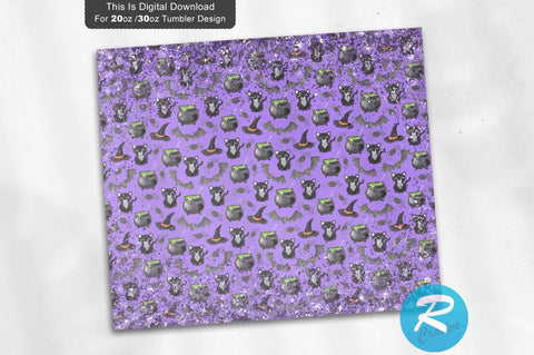 Halloween Boo cat 20 oz / 30 oz Tumbler PNG Sublimation Regulrcrative 