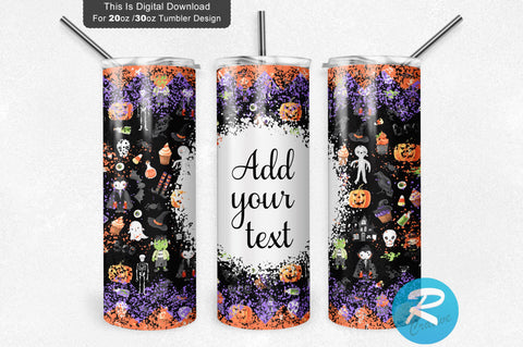 Halloween Boo cat bats 20 oz / 30 oz Tumbler PNG Sublimation Regulrcrative 