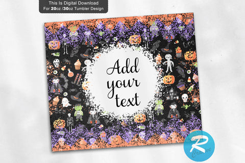 Halloween Boo cat bats 20 oz / 30 oz Tumbler PNG Sublimation Regulrcrative 