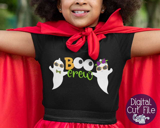 Halloween - Boo Crew Svg - Ghost Svg SVG Crafty Mama Studios 