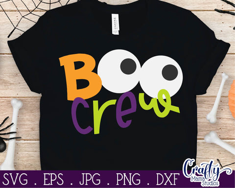 Halloween - Boo Crew Svg SVG Crafty Mama Studios 