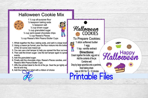 Halloween Boo Mix in a Jar Bundle 3D Paper Family Creations 