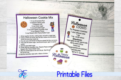 Halloween Boo Mix in a Jar Bundle 3D Paper Family Creations 