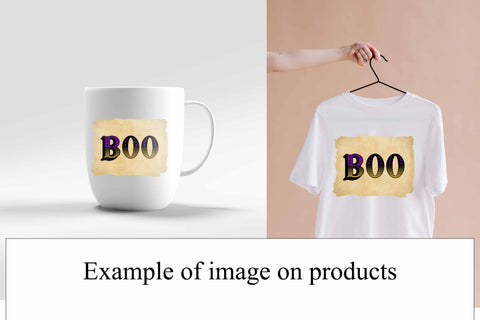 Halloween Boo PNG for Sublimation Sublimation Digital Honeybee 