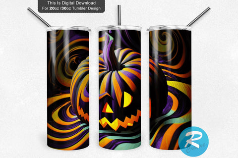 Halloween Boo pumpki 20 oz / 30 oz Tumbler PNG Sublimation Regulrcrative 