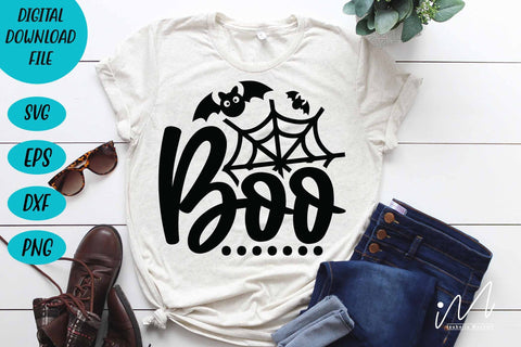 Halloween boo svg, Boo Svg, Boo t shirt, Happy Halloween svg SVG Isabella Machell 