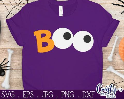 Halloween - Boo Svg SVG Crafty Mama Studios 