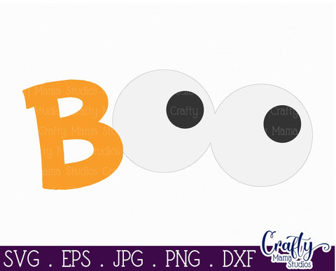 Halloween - Boo Svg SVG Crafty Mama Studios 