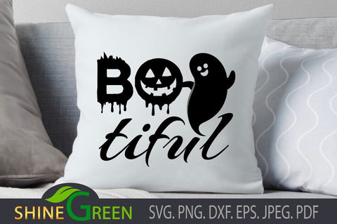 Halloween Bootiful SVG SVG Shine Green Art 