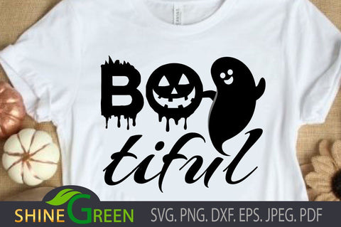 Halloween Bootiful SVG SVG Shine Green Art 