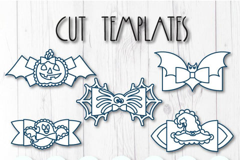 Halloween bows bundle SVG ArtiCuties 
