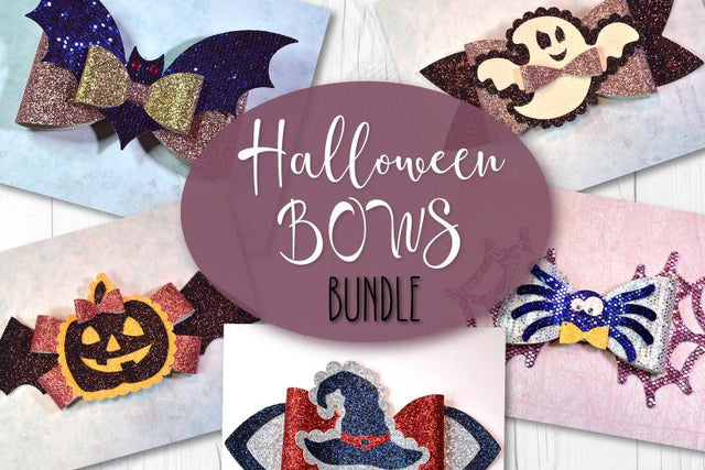 Halloween bows bundle SVG ArtiCuties 