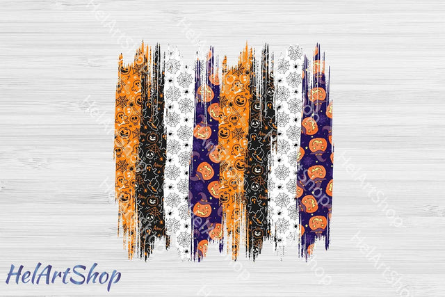 Halloween Brush Strokes Sublimation png Sublimation _HelArtShop_ 