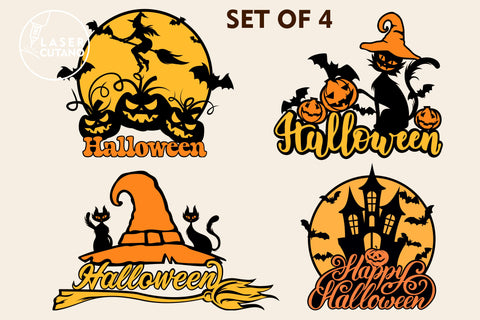 HALLOWEEN Bundle Design for Laser Cut and Cricut SVG LaserCutano 