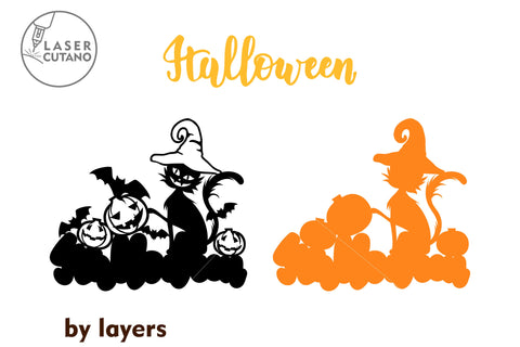 HALLOWEEN Bundle Design for Laser Cut and Cricut SVG LaserCutano 