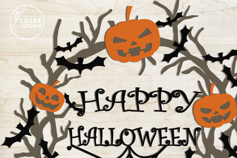 HALLOWEEN BUNDLE Multilayer Laser Cut Files, Mandala, Round Sign SVG, 3D Designs, Mini Design Bundles, Laser Engraving SVG LaserCutano 