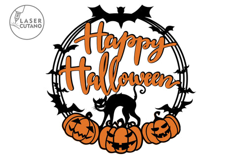 HALLOWEEN BUNDLE Multilayer Laser Cut Files, Mandala, Round Sign SVG, 3D Designs, Mini Design Bundles, Laser Engraving SVG LaserCutano 