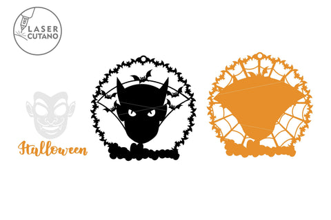 HALLOWEEN Bundle Multilayer Laser Cut Files, Mandala, Round Sign SVG, 3D Designs, Mini Design Bundles SVG LaserCutano 