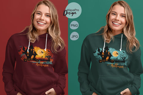 Halloween bundle Sublimation Design Happy Halloween Halloween vibes Sublimation Klava P 