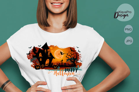 Halloween bundle Sublimation Design Happy Halloween Halloween vibes Sublimation Klava P 