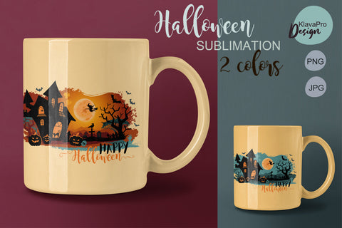 Halloween bundle Sublimation Design Happy Halloween Halloween vibes Sublimation Klava P 