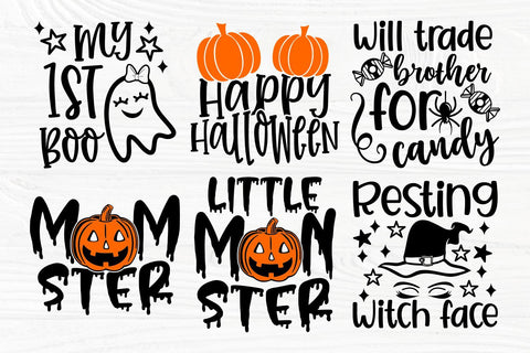 Halloween Bundle SVG Cut Files, Boo Svg, Ghost Svg SVG TonisArtStudio 