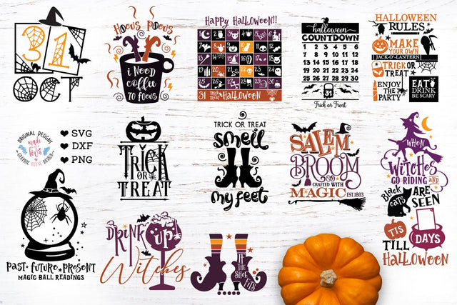 Halloween Bundle SVG Graphic House Design 