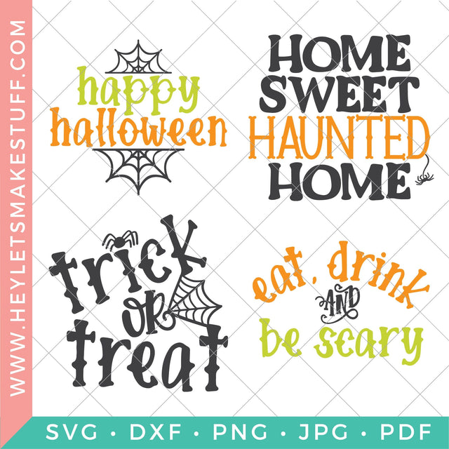 Halloween Bundle SVG Hey Let's Make Stuff 